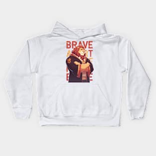 Lion Wizard - Brave - Fantasy Kids Hoodie